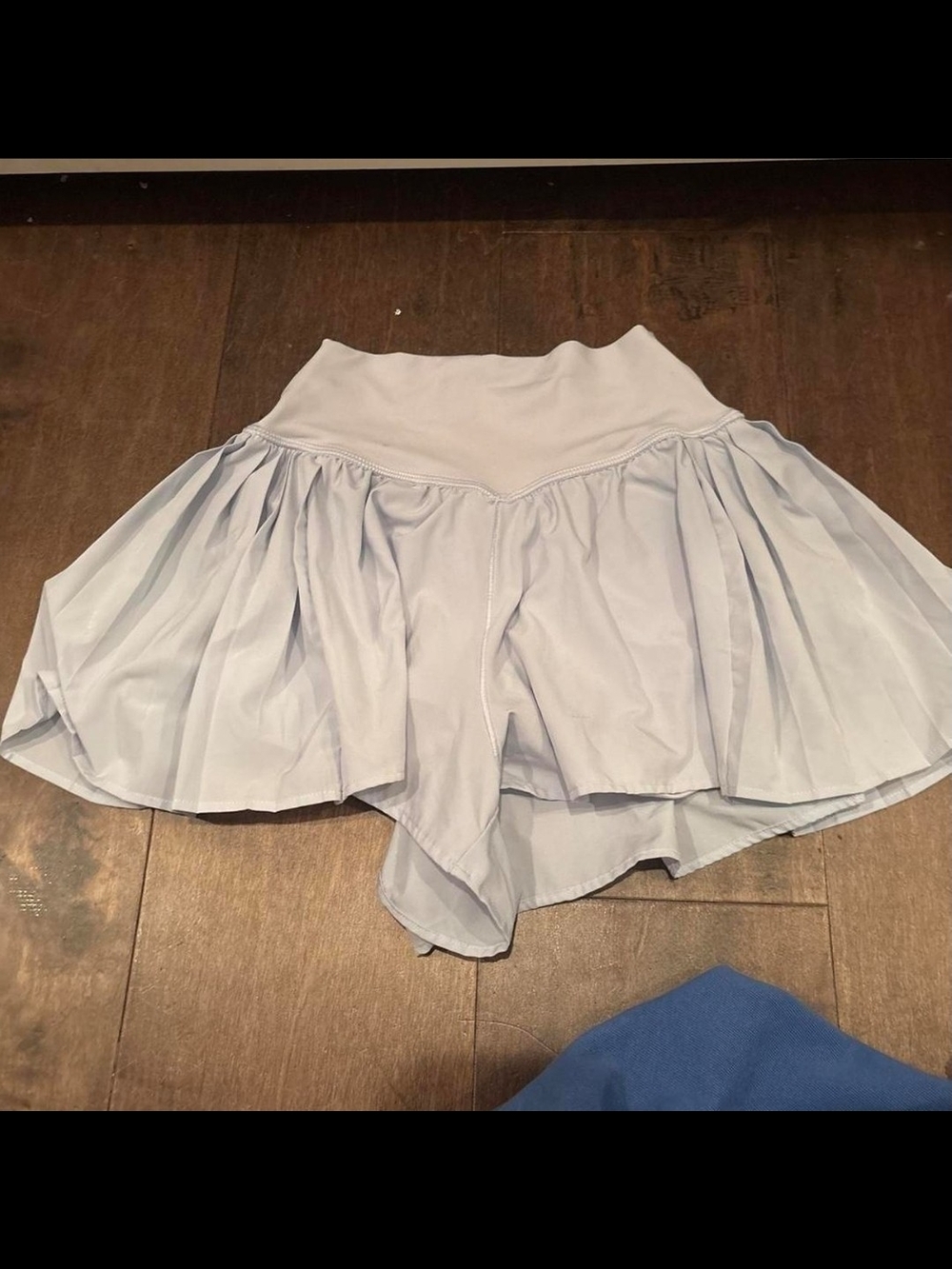 White Pleated Flowy Women’s Skirt